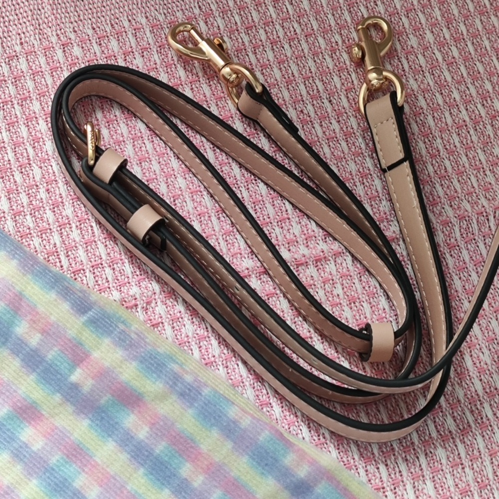 Coach Pink and Cream Signature Mini Shoulder Bag - Picture 9 of 12